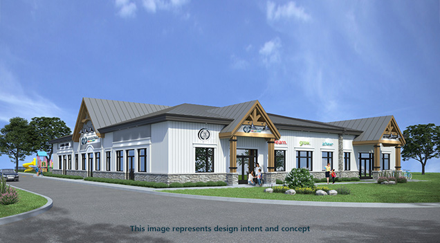 Angus Valley Montessori School Exterior Digital Rendering